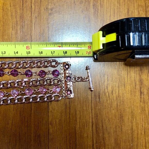 Elegant Multi-Strand Flower Bracelet - Picture 10 of 13